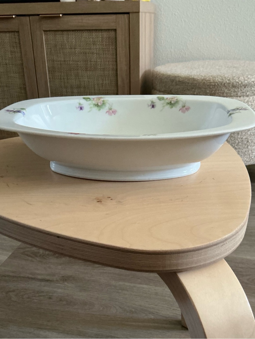 Floral Chic Ceramic Serving Bowl